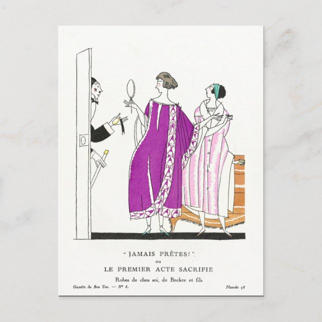 Cartão Postal De Festividades Charles Martin Fashion (Frente)