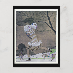 Cartão Postal De Festividades Charles Martin Fashion
