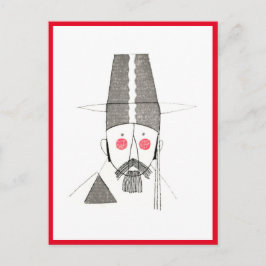 Cartão Postal De Festividades Charles Martin Fashion