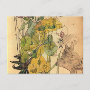 Cartão Postal De Festividades Charles Rennie Mackintosh - Spurge Com Yham 1909