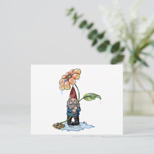 Cartão Postal De Festividades Chás primavera (Em pé/Frente)