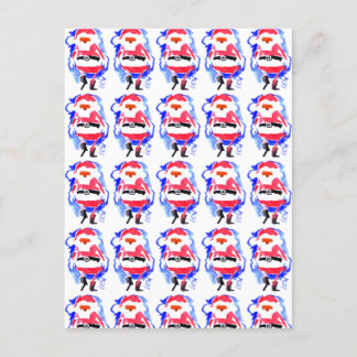 Cartão Postal De Festividades Chegam papais noeis #121130