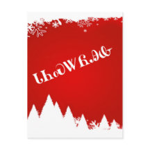 Cherokee Merry Christmas Postcard