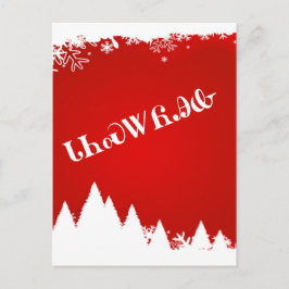 Cartão Postal De Festividades Cherokee Merry Christmas Postcard