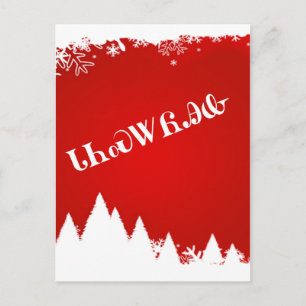 Cartão Postal De Festividades Cherokee Merry Christmas Postcard