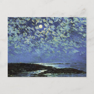 Cartão Postal De Festividades Childe Hassam - Moonlight, Isle Of Shoals