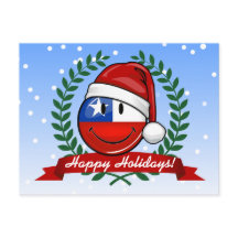 Chile Flag Christmas Style