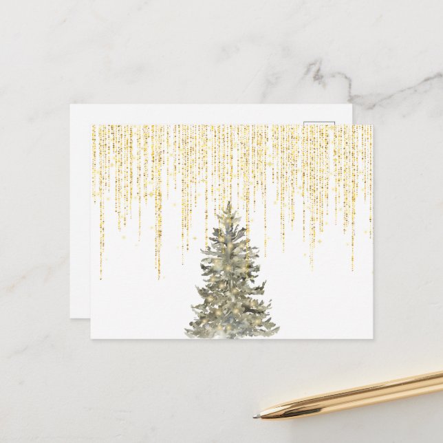 Cartão Postal De Festividades Christmas Card (Frente/Verso In Situ)