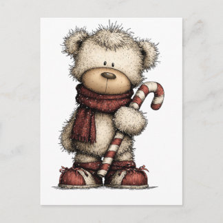 Cartão Postal De Festividades Christmas Clipart Collection | Teddy Bear 