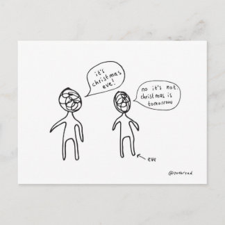 Cartão Postal De Festividades christmas eve postcard