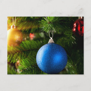 Cartão Postal De Festividades Christmas holiday cheer