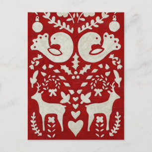 Cartão Postal De Festividades Christmas Joy II