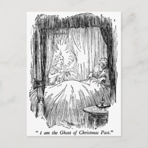 Cartão Postal De Festividades Christmas Past (with text)