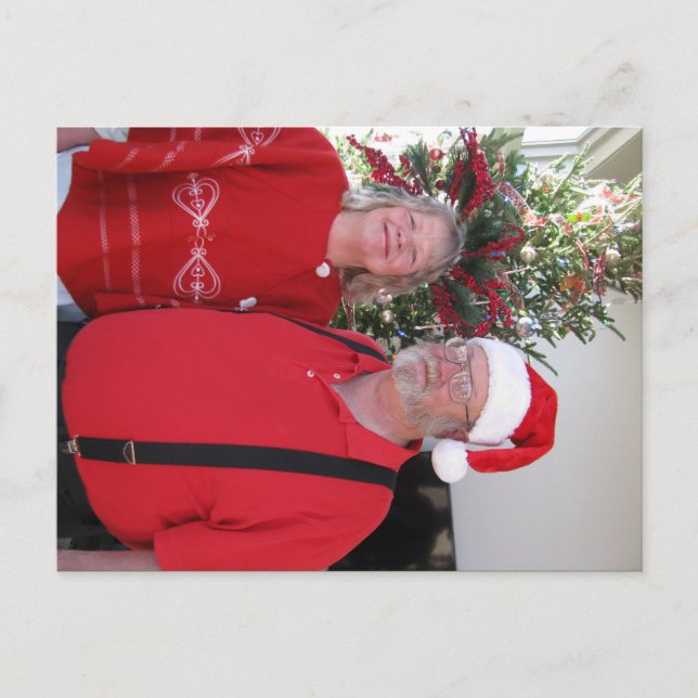 Cartão Postal De Festividades Christmas Post Card (Frente)