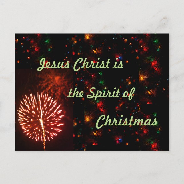 Cartão Postal De Festividades Christmas Post Card (Frente)