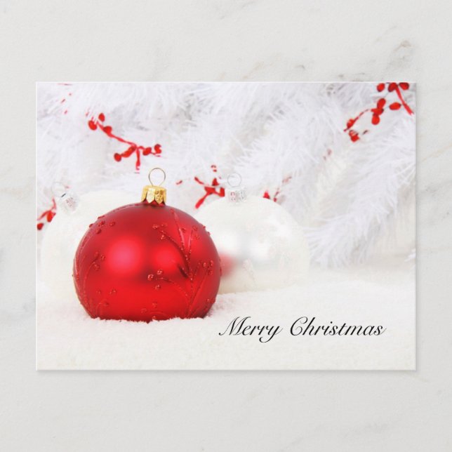 Cartão Postal De Festividades Christmas Postcard (Frente)