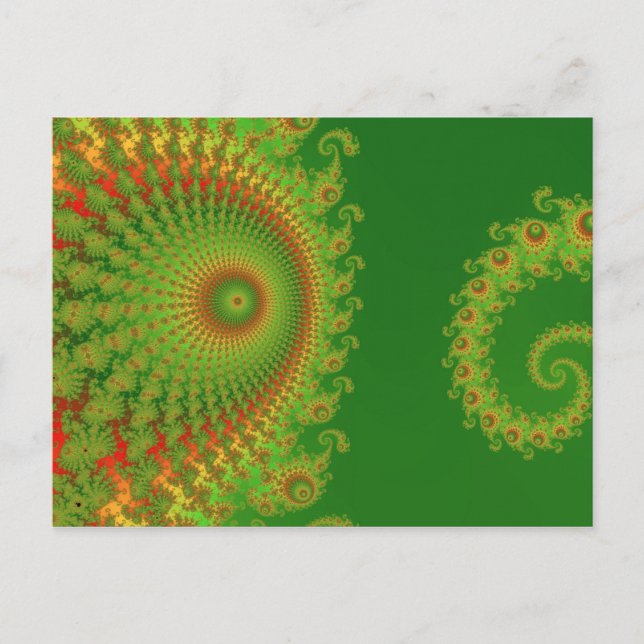 Cartão Postal De Festividades Christmas Spirole Postcard (Frente)