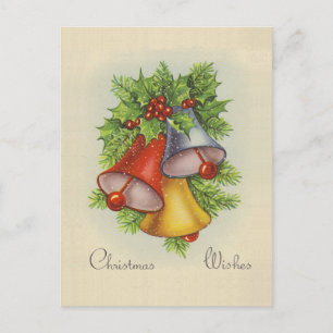 Cartão Postal De Festividades Christmas Wishes Postcard