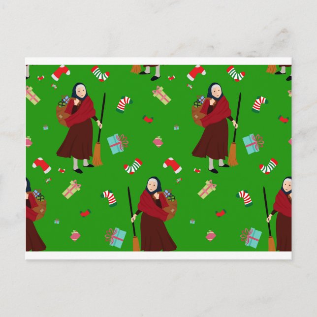 Cartão Postal De Festividades christmas witch Befana (Frente)