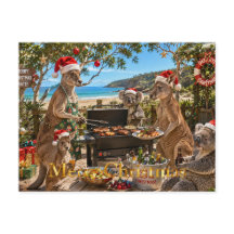 Churrasco de Natal à Beira-Mar com Cangurus e Coal