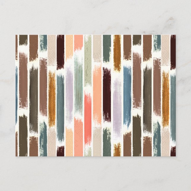 Cartão Postal De Festividades Chuva de cores 2 (Frente)