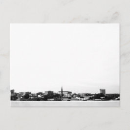 Cartão Postal De Festividades Cidade pequena