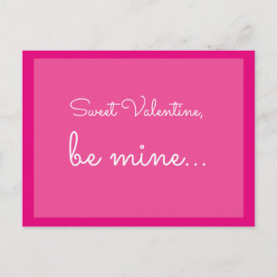Cartão Postal De Festividades citação: Doce Namorados, seja meu