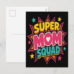 Cartão Postal De Festividades Citação engraçada de mãe bebê fofo eu faço humanos