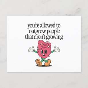 Cartão Postal De Festividades Citação motivacional