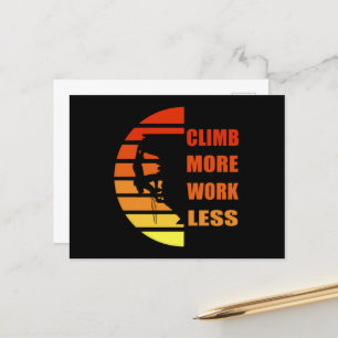 Cartão Postal De Festividades Citações de escalada motivacional
