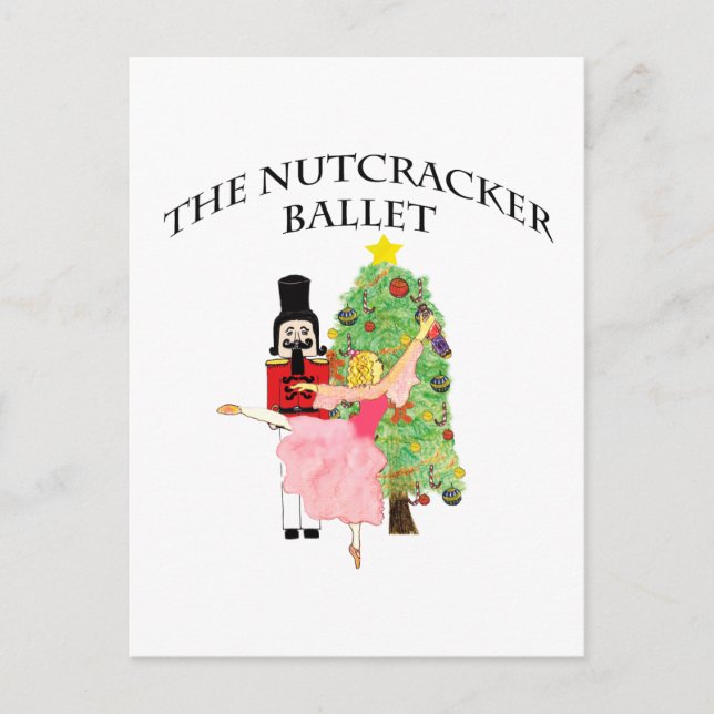 Cartão Postal De Festividades clara_nutcracker xmas (Frente)