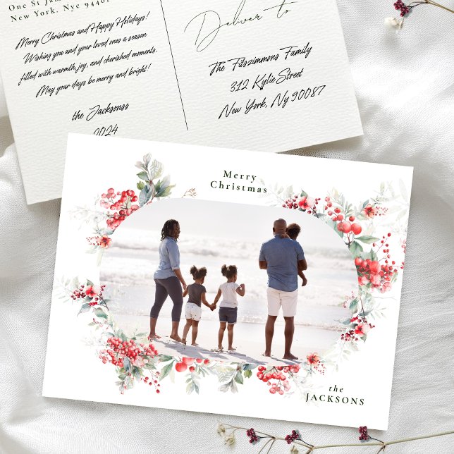 Cartão Postal De Festividades clássico de imagens fúnebres fotografias de natal (Criador carregado)