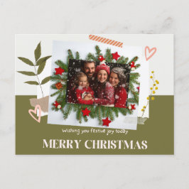 Cartão Postal De Festividades Clássico Tradicional