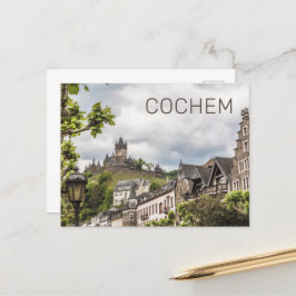 Cartão Postal De Festividades Cochem Moselle Panorama Alemanha Souvenir