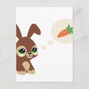 Cartão Postal De Festividades coelho páscoa
