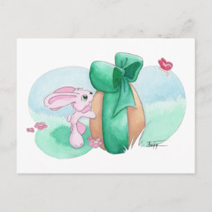 Cartão Postal De Festividades Coelho páscoa - Para Você!