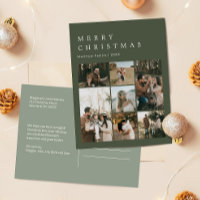 Colagem de Fotos de Natal Minimalista e Elegante p