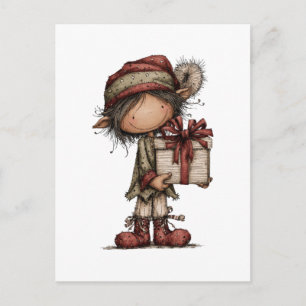 Cartão Postal De Festividades Coleção de Clipart de Natal Urso de Pelúcia