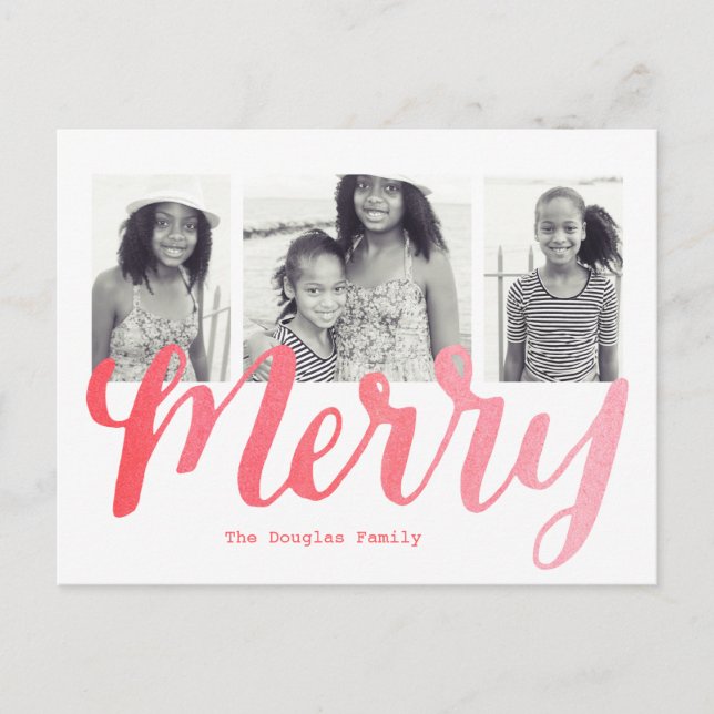 Cartão Postal De Festividades Coleção de felizes (Frente)