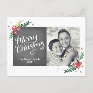 Cartão Postal De Festividades Coleção Festiva de Folhagem