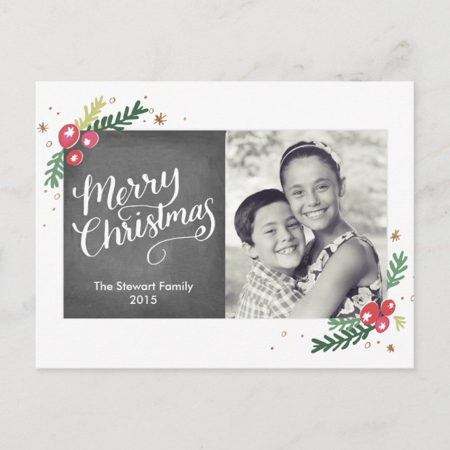 Cartão Postal De Festividades Coleção Festiva de Folhagem (Frente)