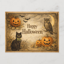 Colheita de Outono Clássica Vintage Halloween