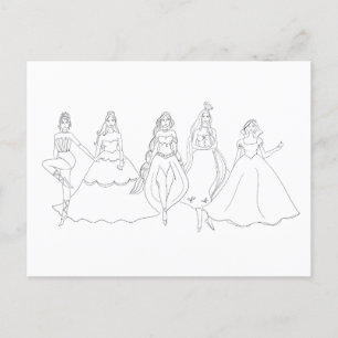 Cartão Postal De Festividades Coloração