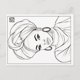 Cartão Postal De Festividades Colouring Post Card | SAHARA