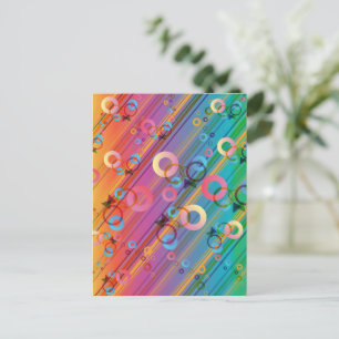 Cartão Postal De Festividades Composição Abstrata