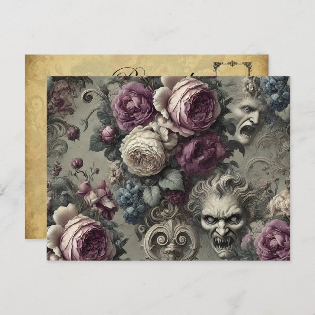 Cartão Postal De Festividades Conflitos Eternos - Vitoriano Gótico (Frente/Verso)