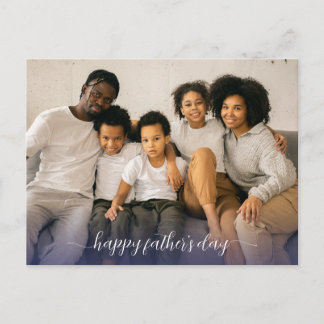 Cartão Postal De Festividades Conjunto de Presentes de Fotografia de Família par