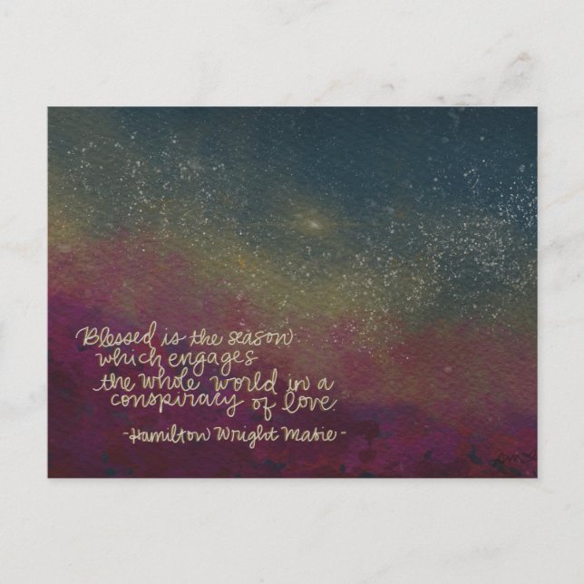 Cartão Postal De Festividades Conspiração do Amor (Frente)