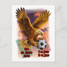 Cartão Postal De Festividades Copa del Mundo 2026 on a