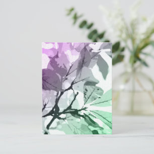 Cartão Postal De Festividades Cores do outono, folhas 5